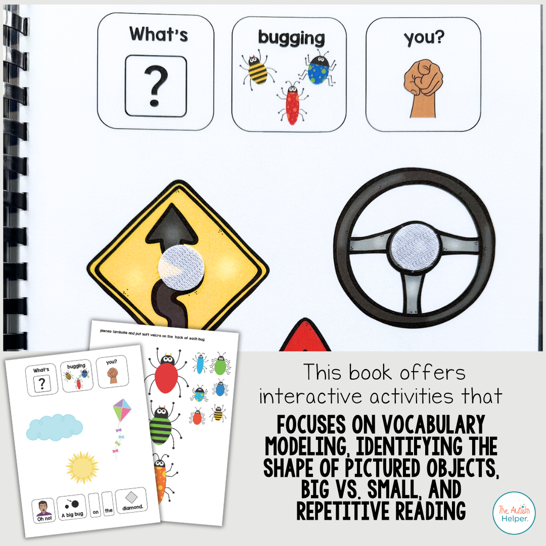 What's Bugging You? Shapes & Sizes Adapted Book