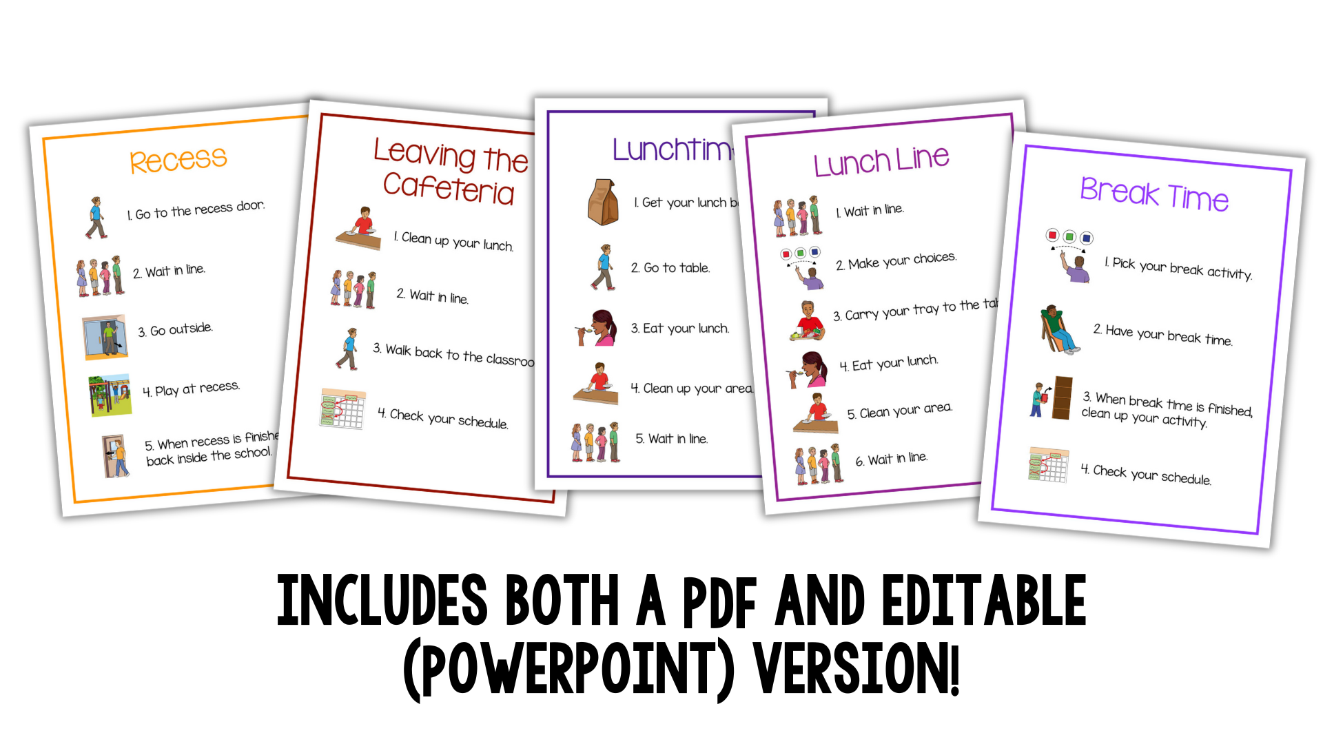 Classroom Routines Visuals – The Autism Helper