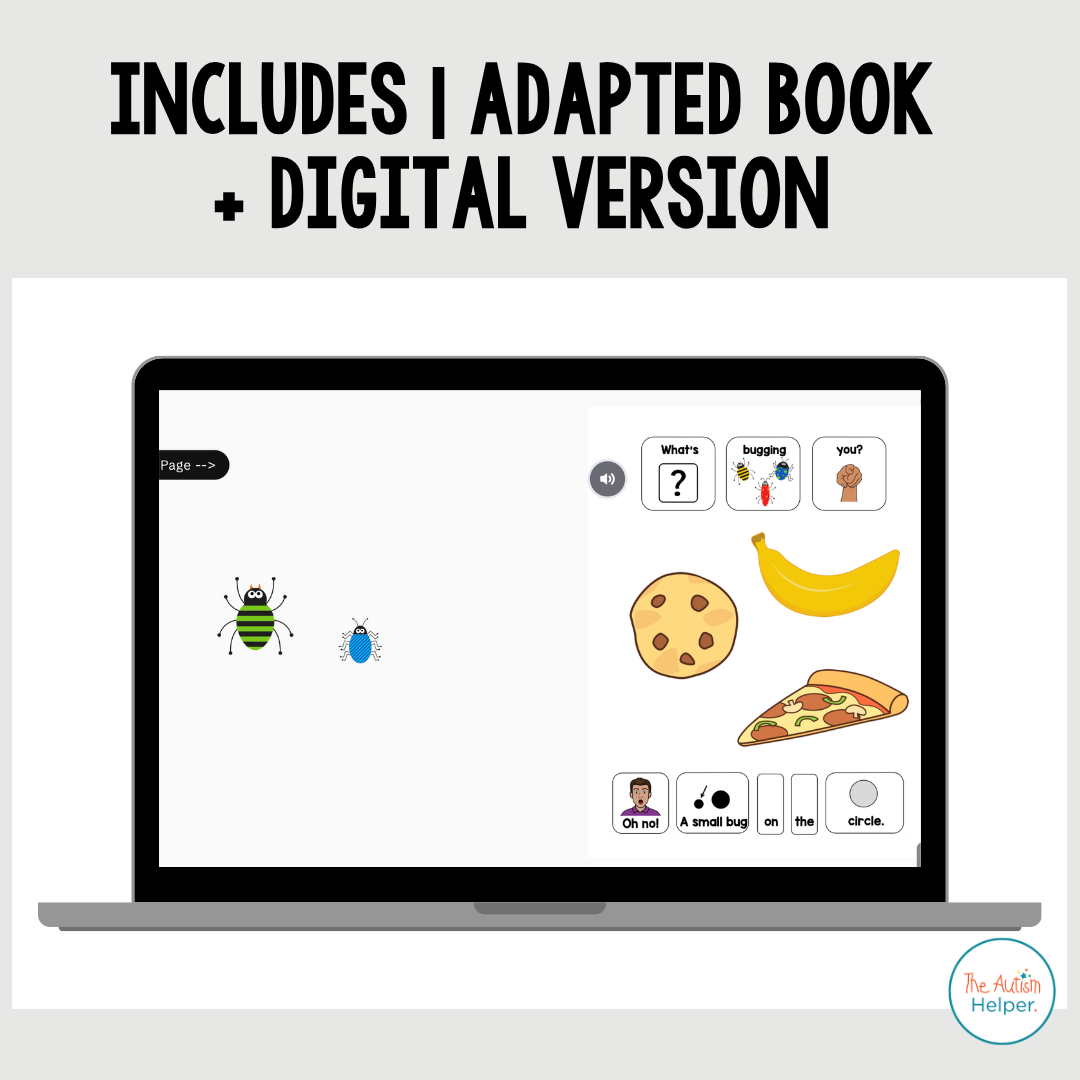 What's Bugging You? Shapes & Sizes Adapted Book