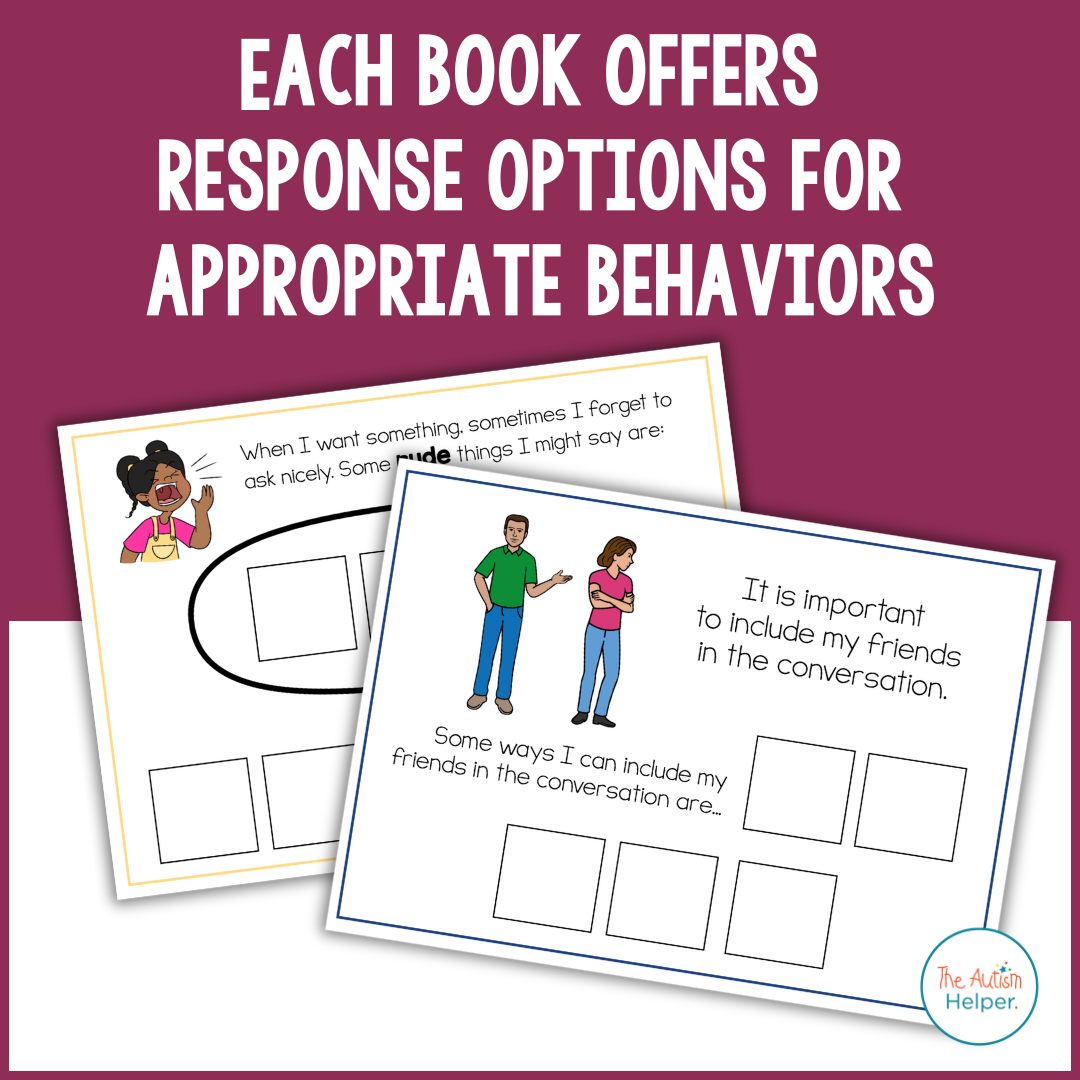 Communication Skills: Social Story Adapted Book Series