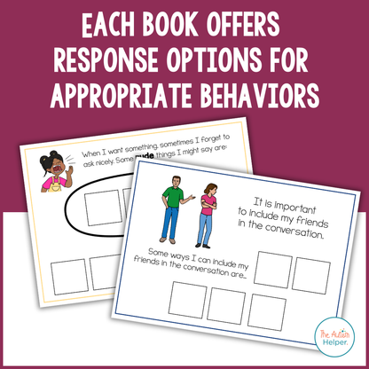 Communication Skills: Social Story Adapted Book Series