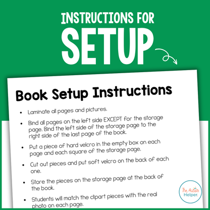 Health and Hygiene Adapted Book