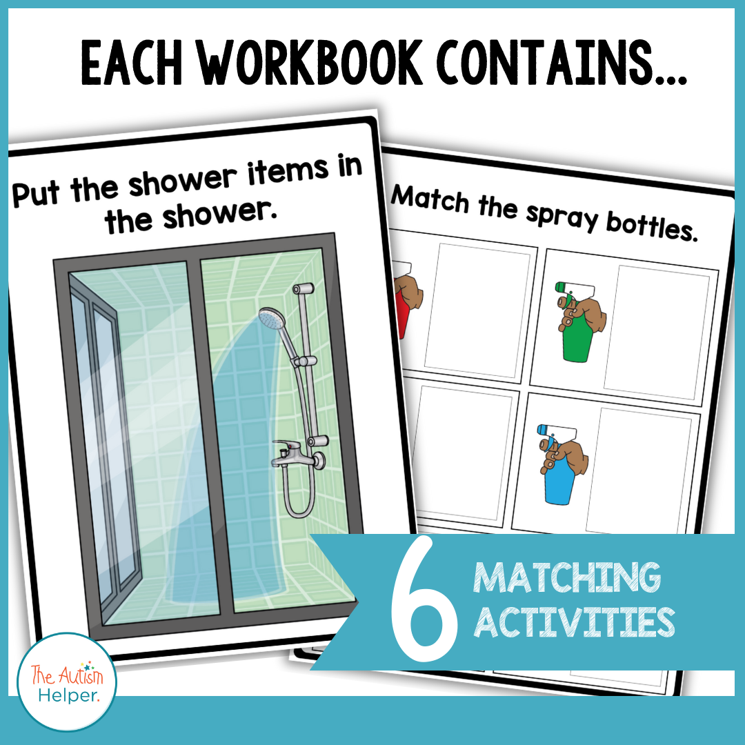 Easy Matching Weekly Workbooks - Hygiene Edition