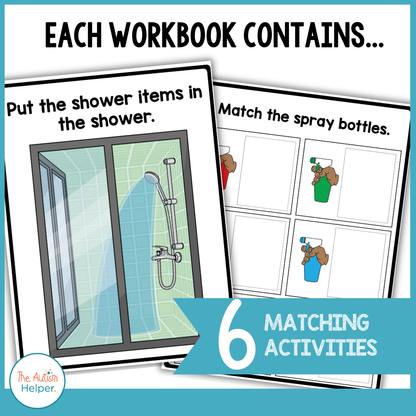 Easy Matching Weekly Workbooks - Hygiene Edition