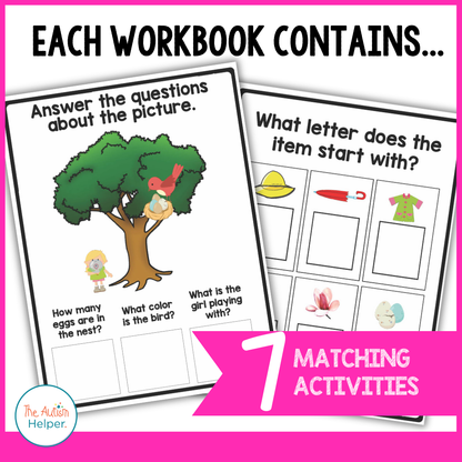 Complex Matching Weekly Workbooks - Spring Edition