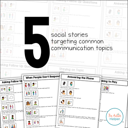 Visual Social Stories: Communication Set 2