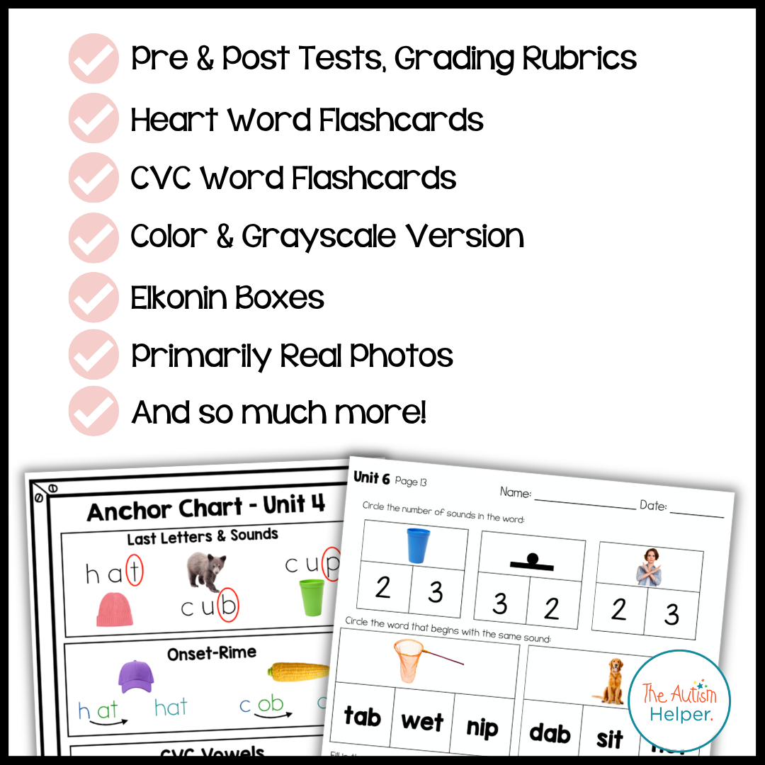 Phonics Leveled Daily Curriculum {LEVEL 1.5}