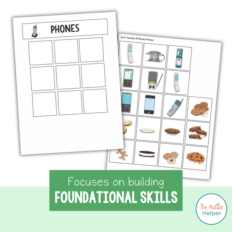 Non-Identical Sorting File Folder Activities – The Autism Helper