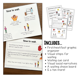 Time Management and Waiting Visuals – The Autism Helper