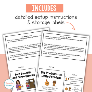 Behavior File Folder Activities – The Autism Helper