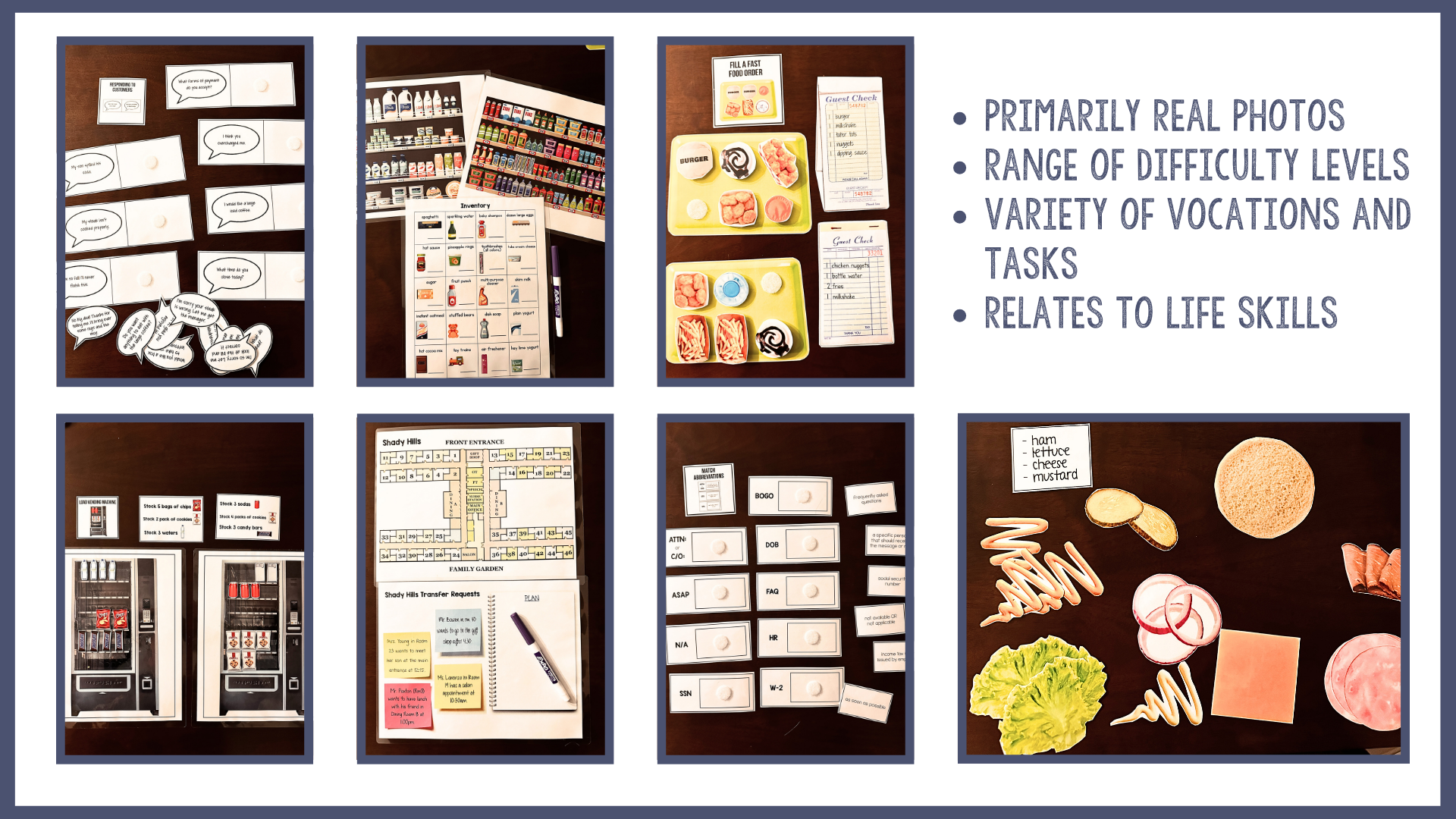 Vocational Skills Work Task Mega Pack – The Autism Helper