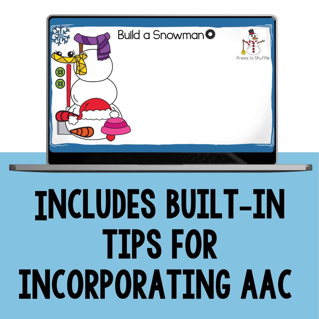 Digital Build-a-Snowman Activities