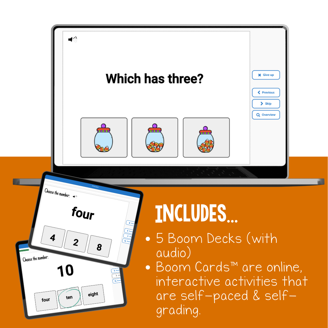 Number and Counting Interactive Boom Cards