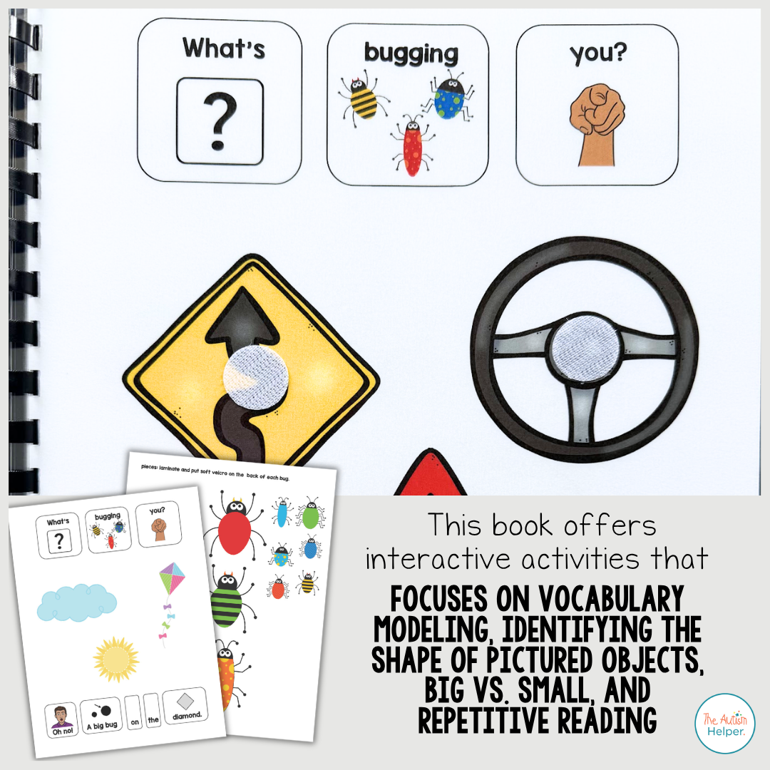 What's Bugging You? Shapes & Sizes Adapted Book
