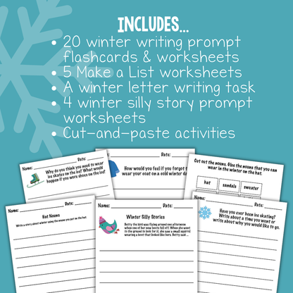 Winter-Themed Visual Writing Prompts and Activities