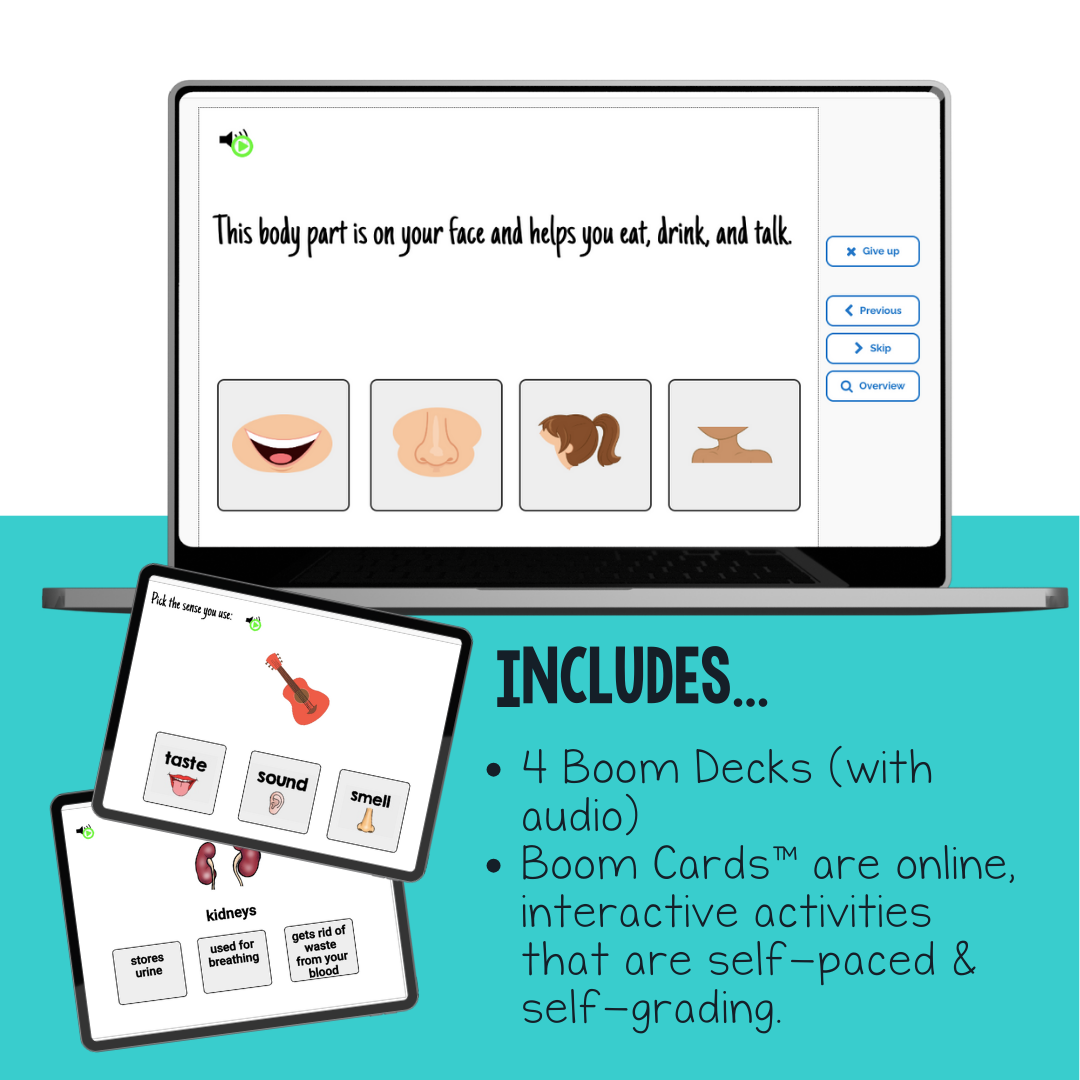 Science Comprehension Interactive Boom Cards