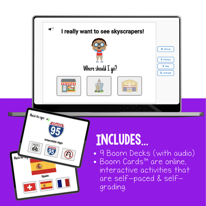 Social Studies Interactive Boom Cards Bundle