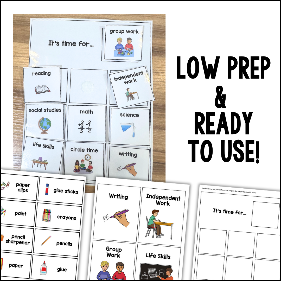 Special Education Classroom Visuals and Labels – The Autism Helper