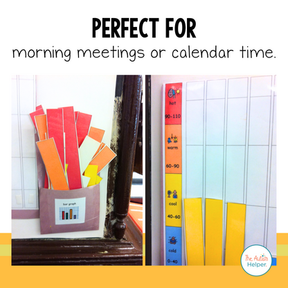 Visual Temperature Bar Graph