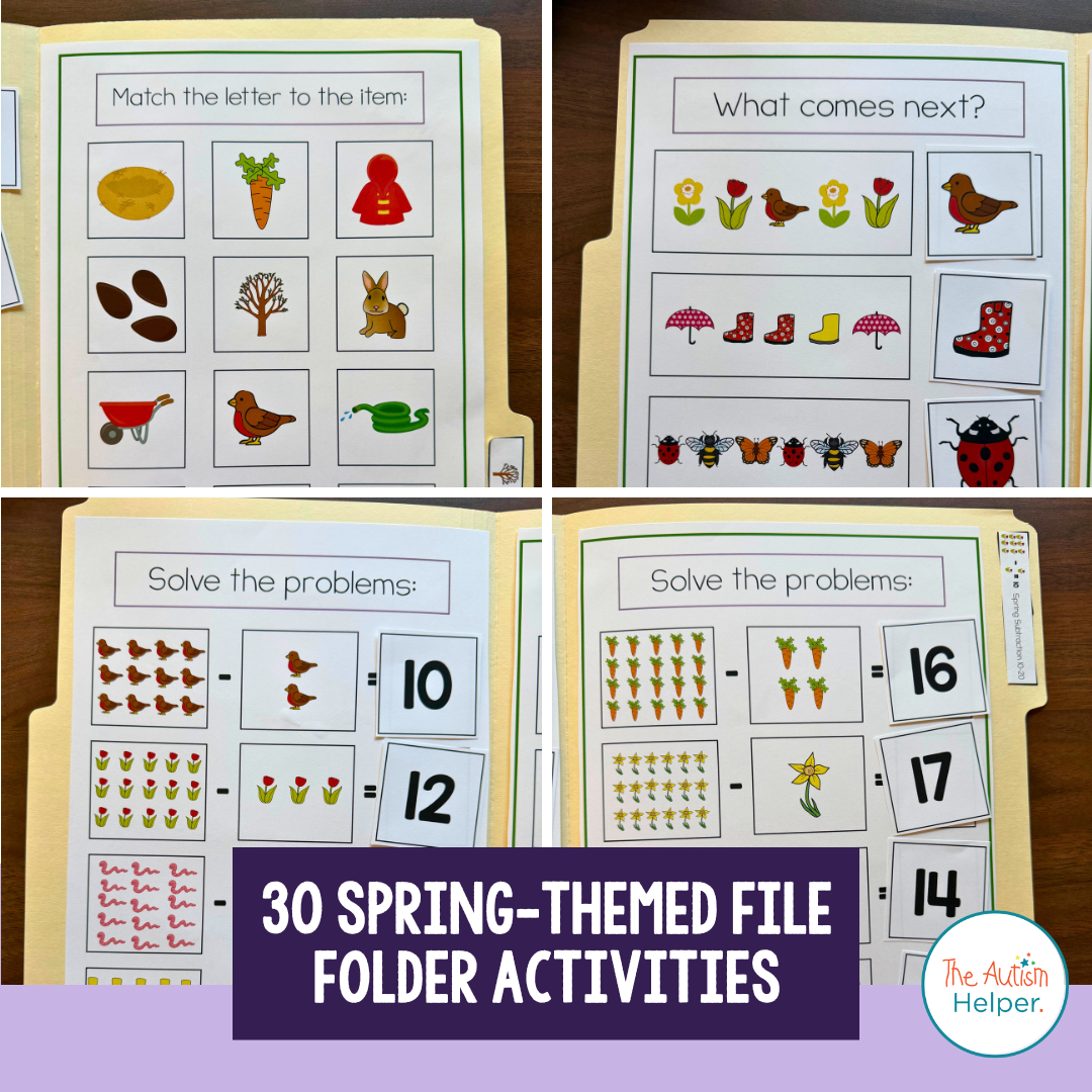 Spring File Folder Activities