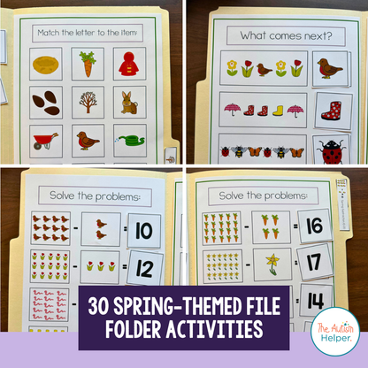 Spring File Folder Activities