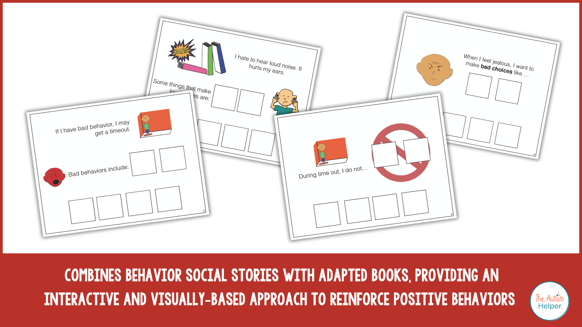 Behavior Social Story Adapted Book Series – The Autism Helper