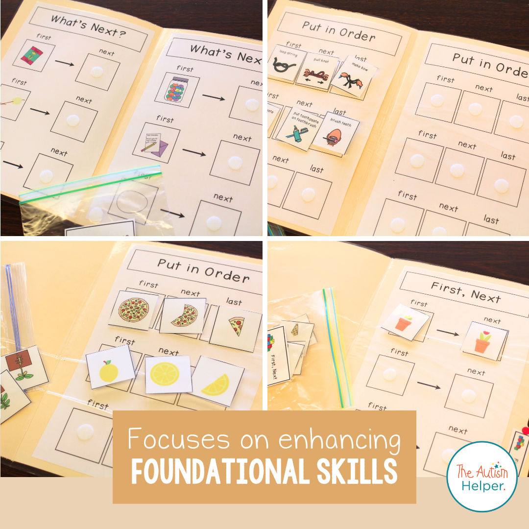 Sequencing File Folder Activities – The Autism Helper