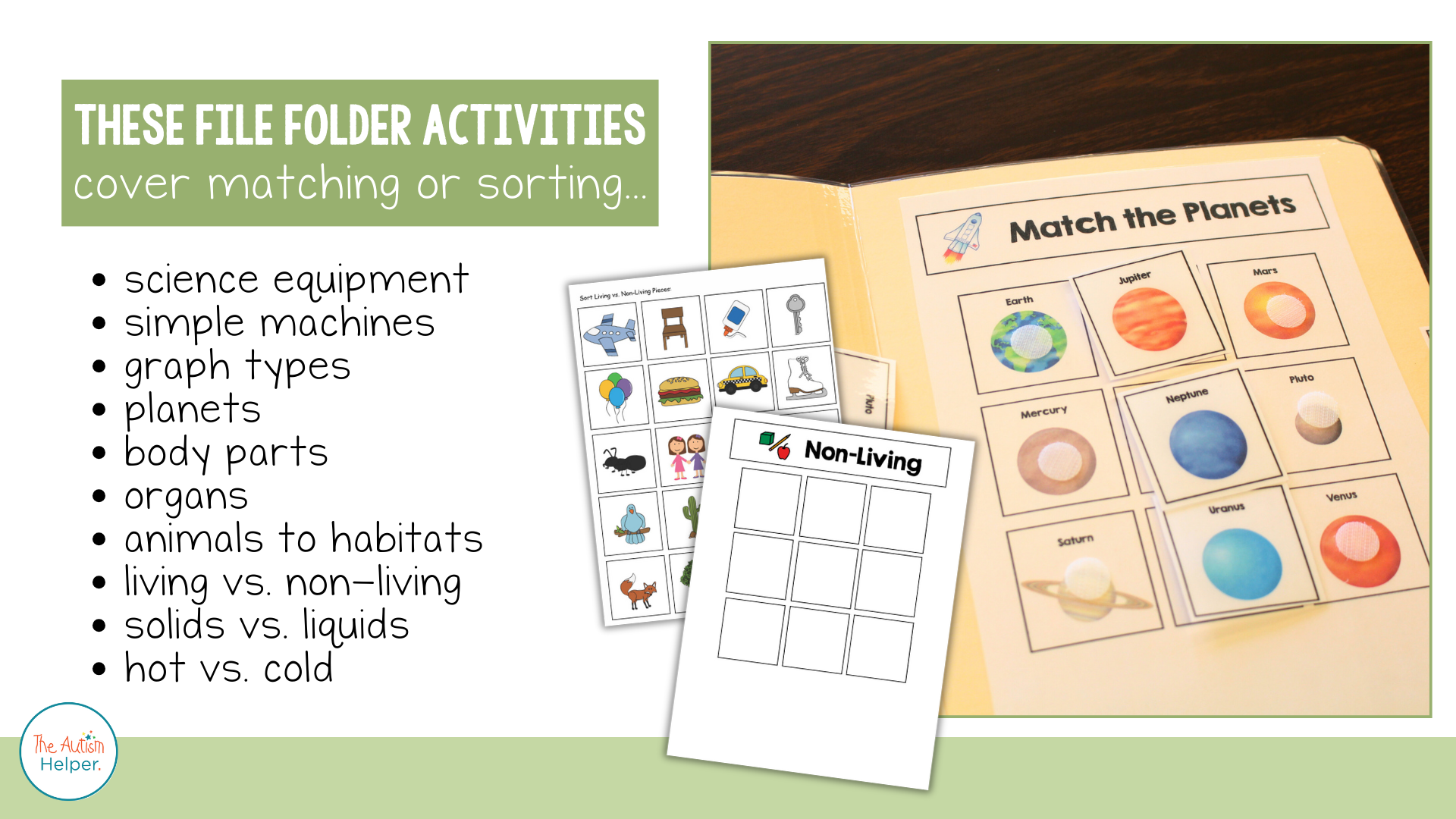 Science File Folder Activities – The Autism Helper