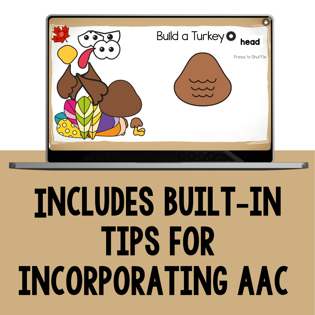 Digital Build-a-Turkey Activities