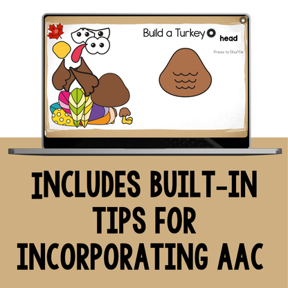 Digital Build-a-Turkey Activities