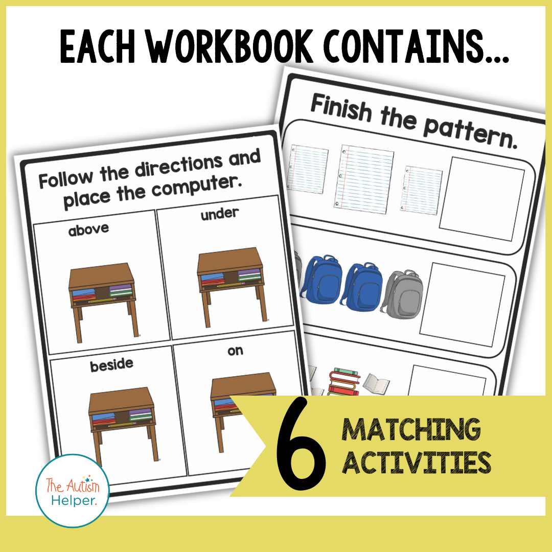 Complex Matching Weekly Workbooks - Life Skills