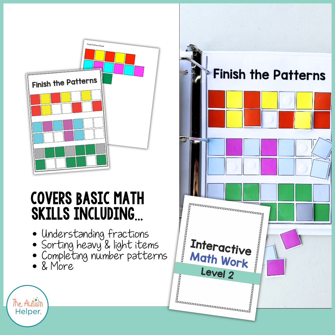 Interactive Math Workbook {BUNDLE} – The Autism Helper