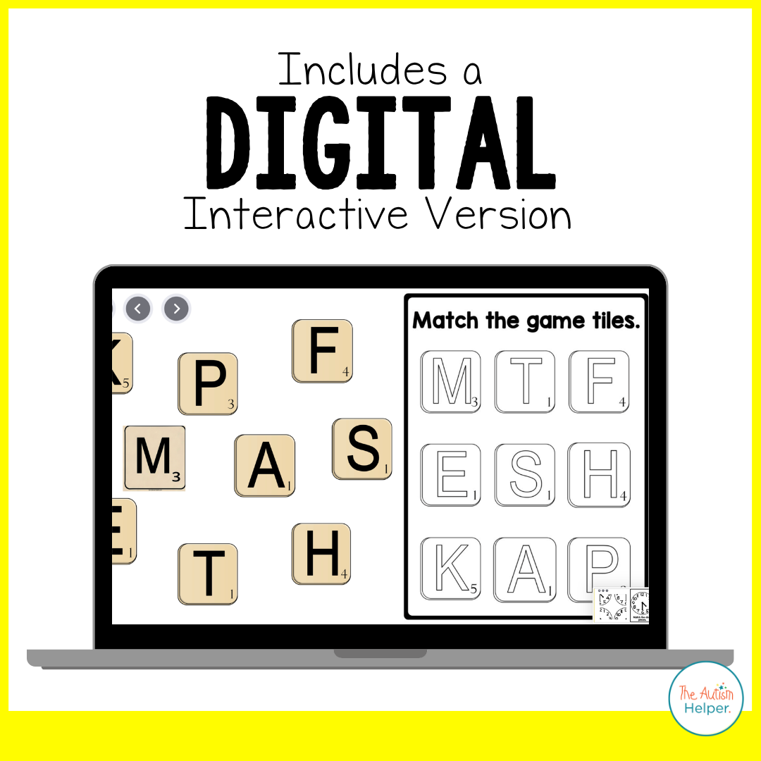 Easy Matching Weekly Workbooks - Letters & Numbers Edition