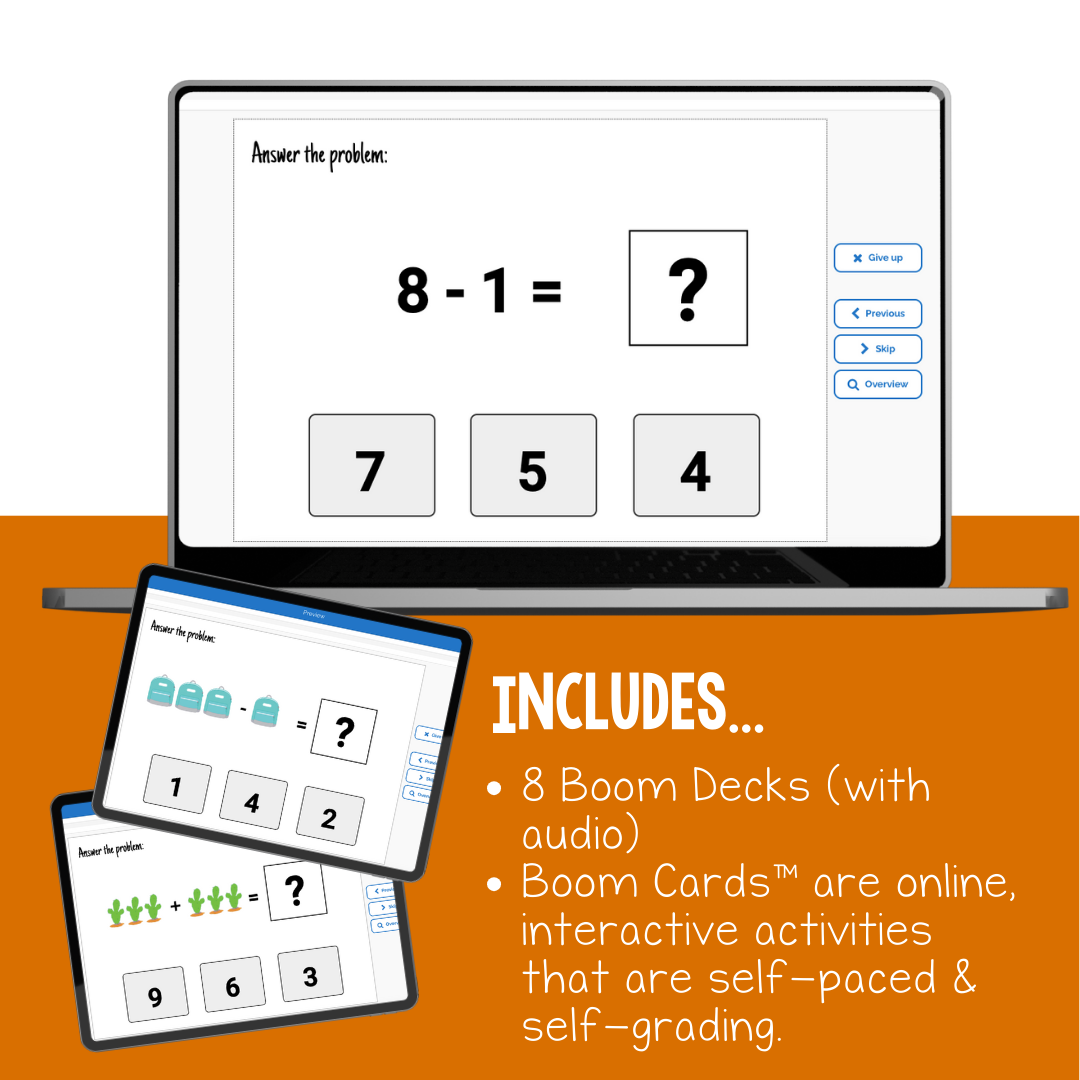 Addition and Subtraction Interactive Boom Cards