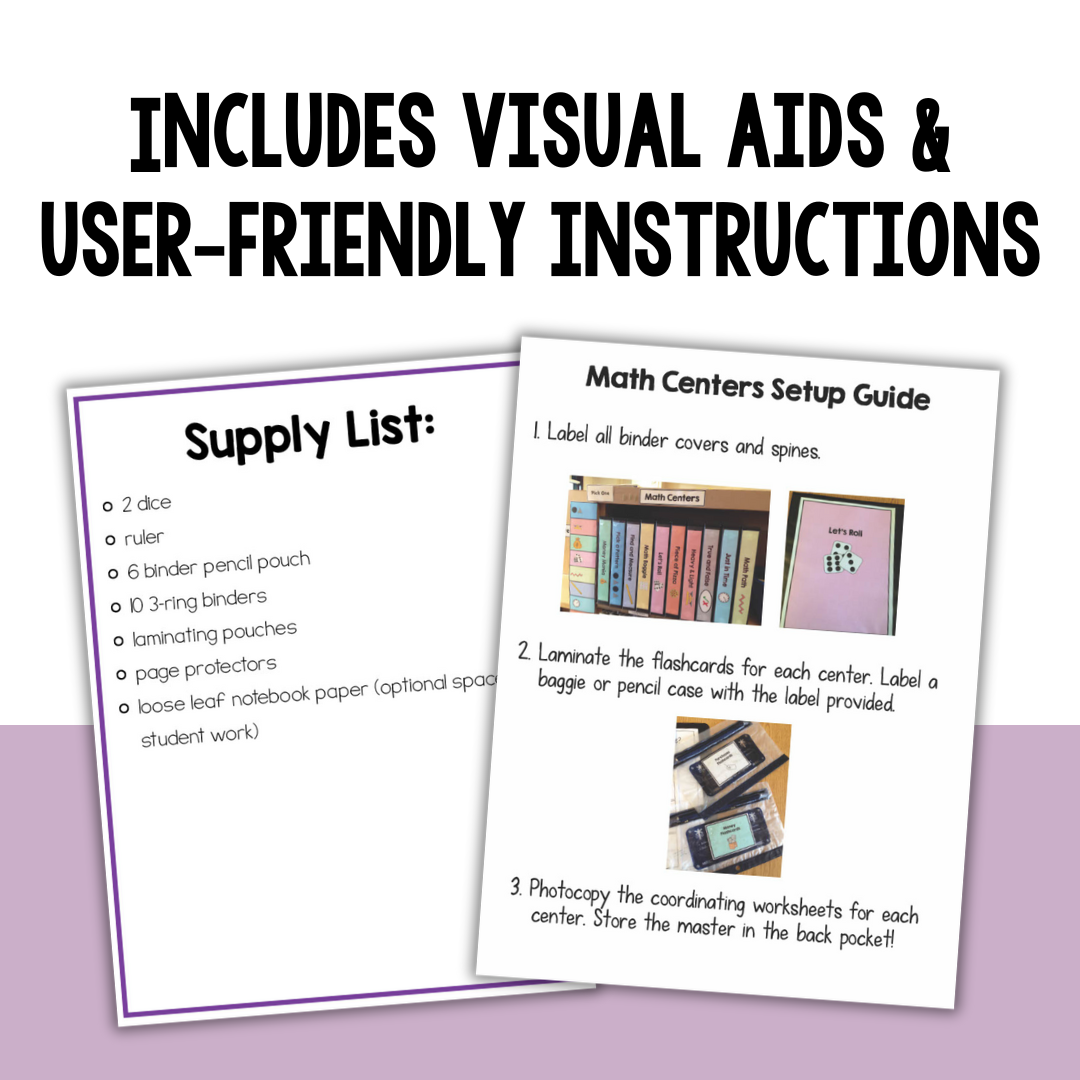 10 Math Centers for Special Education