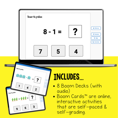 Addition and Subtraction Interactive Boom Cards