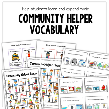 Community Helper Activity Pack