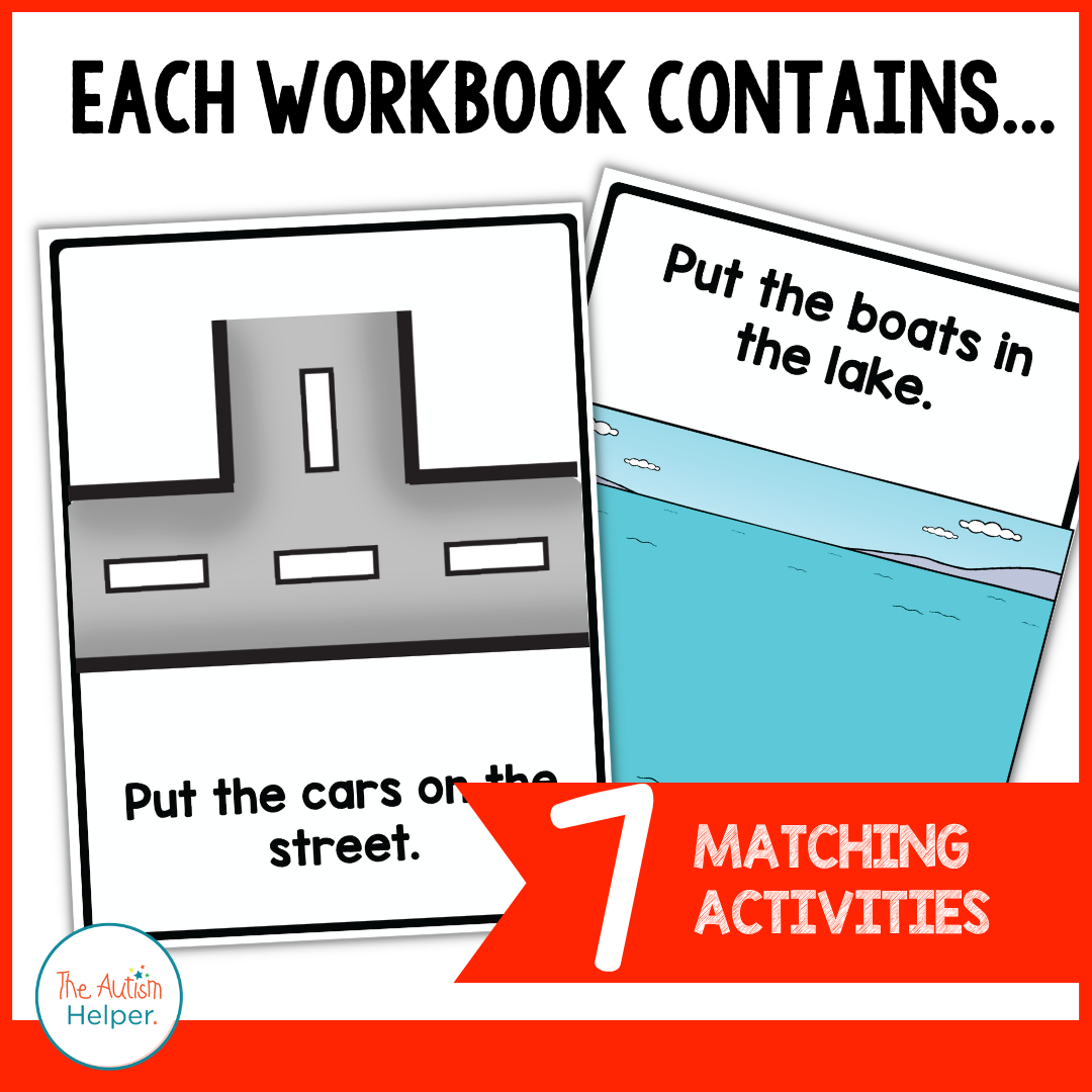 Easy Matching Weekly Workbooks - Transportation Edition