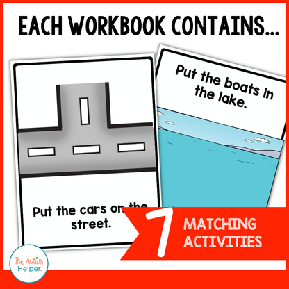 Easy Matching Weekly Workbooks - Transportation Edition