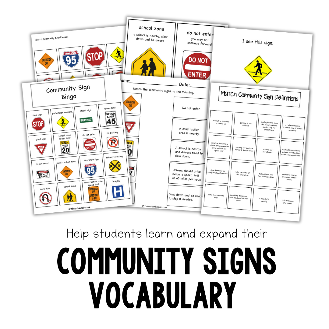 Community Signs Mega Pack for Special Education