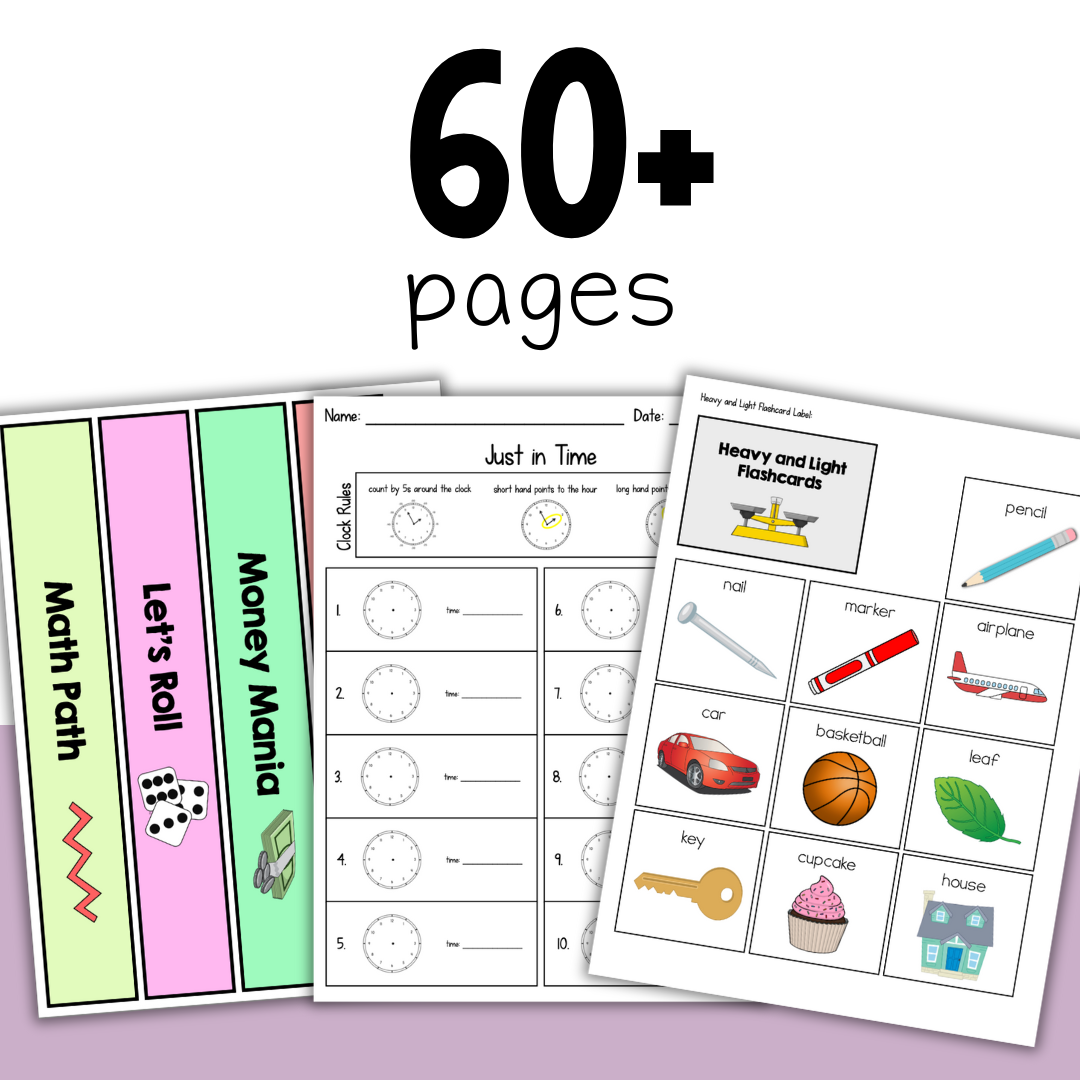 10 Math Centers for Special Education