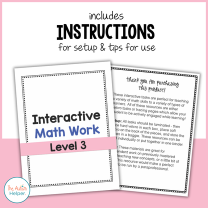 Interactive Math Workbook {Level 3}