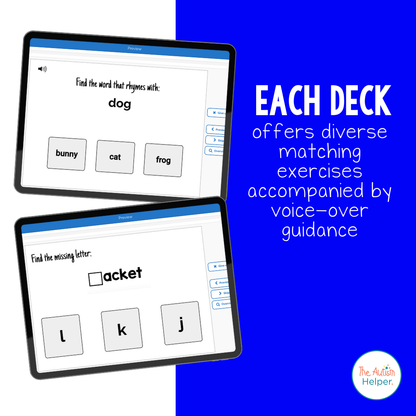 Letter and Word Interactive Boom Cards