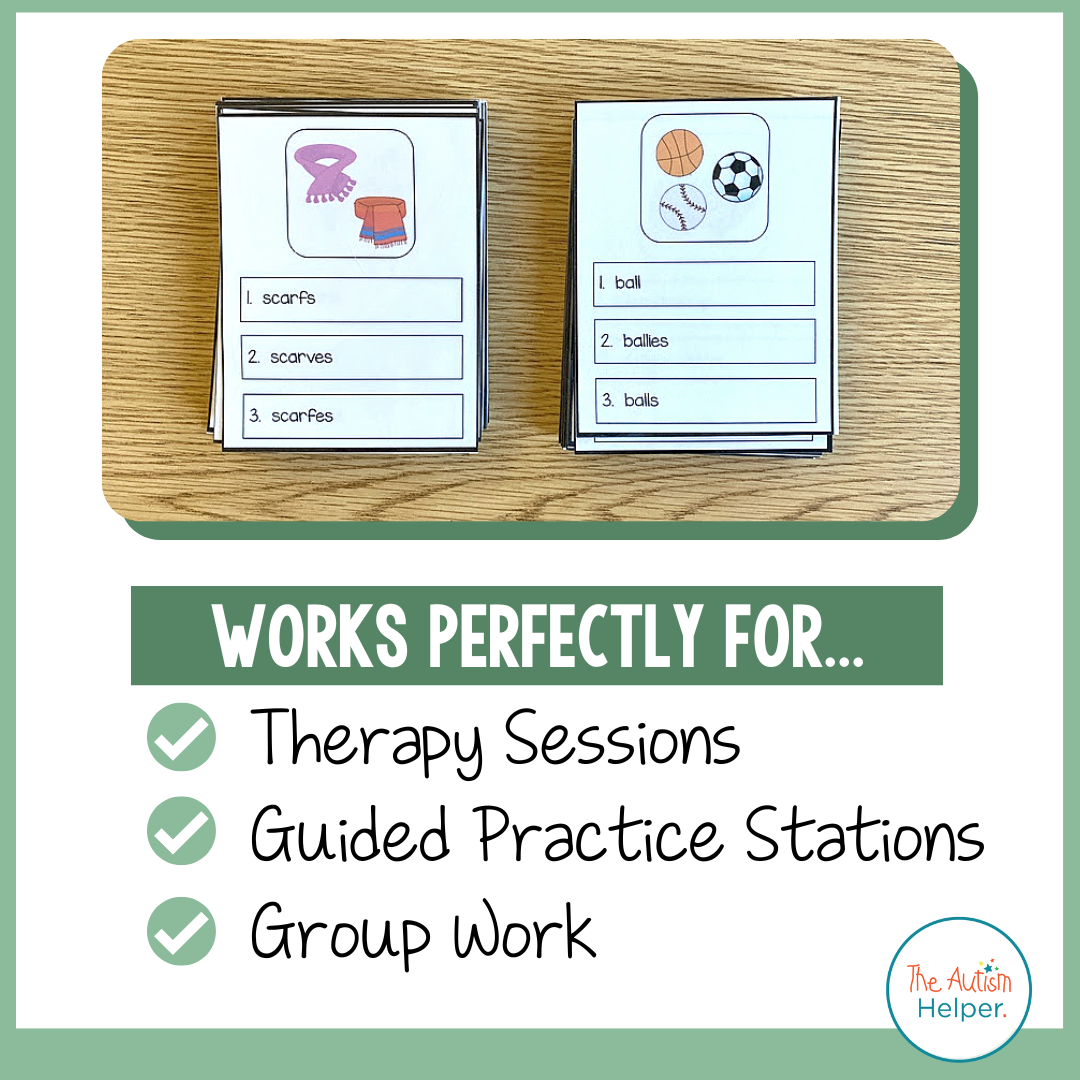 Plural Nouns: Worksheets and Task Cards