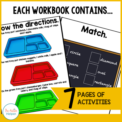 Complex Matching Weekly Workbooks - School Edition