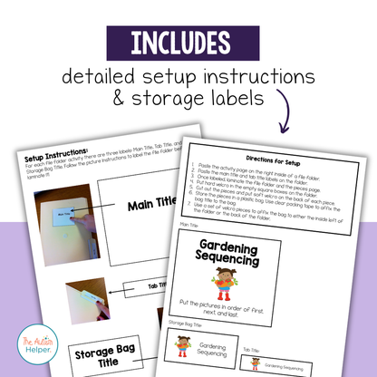 Spring File Folder Activities