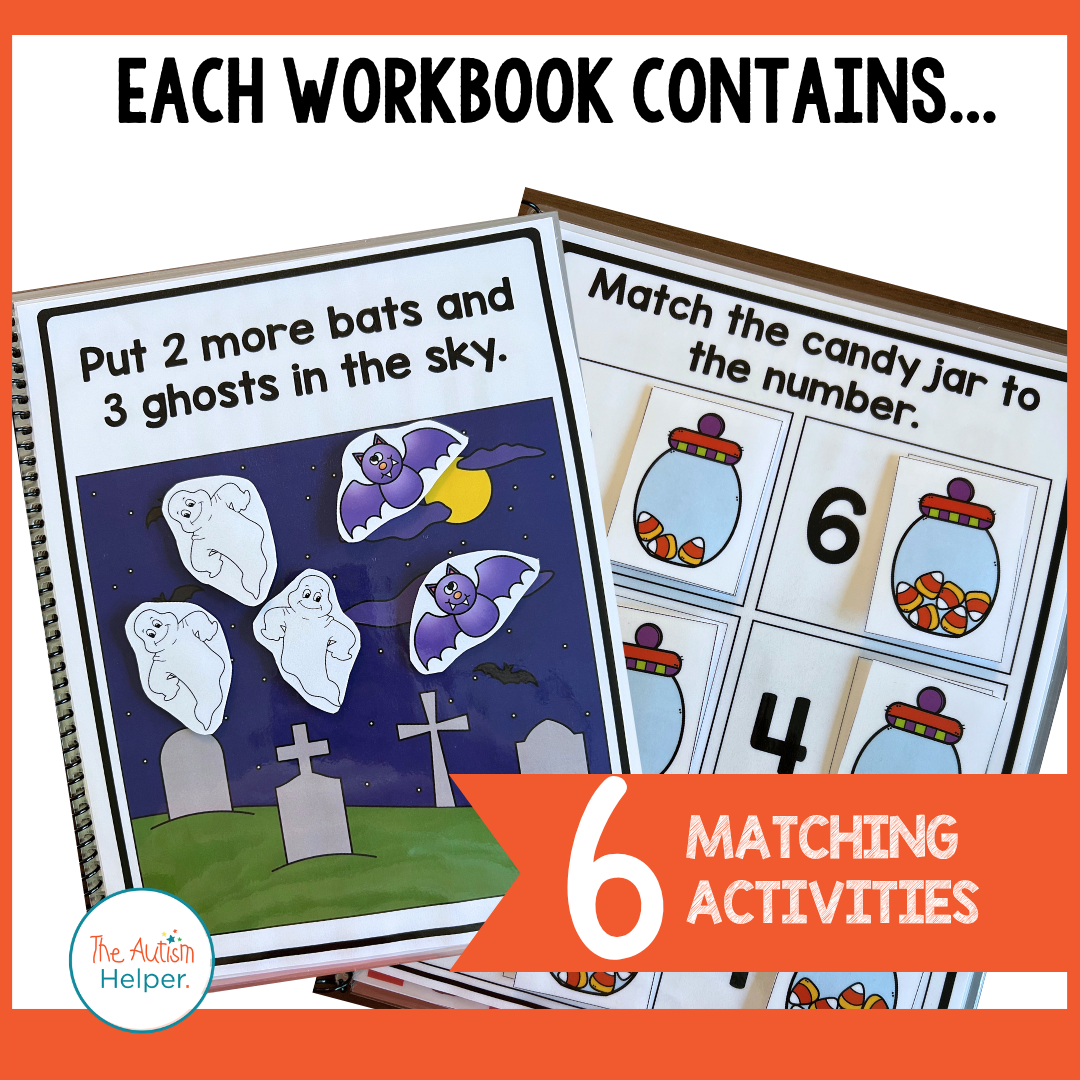 Intermediate Matching Weekly Workbooks - Halloween