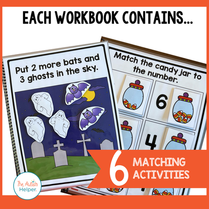 Intermediate Matching Weekly Workbooks - Halloween
