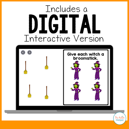 Easy Matching Weekly Workbooks - Halloween Edition