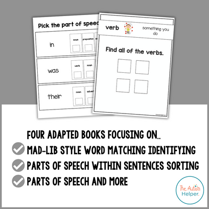 Parts of Speech Mix Up Adapted Book Series